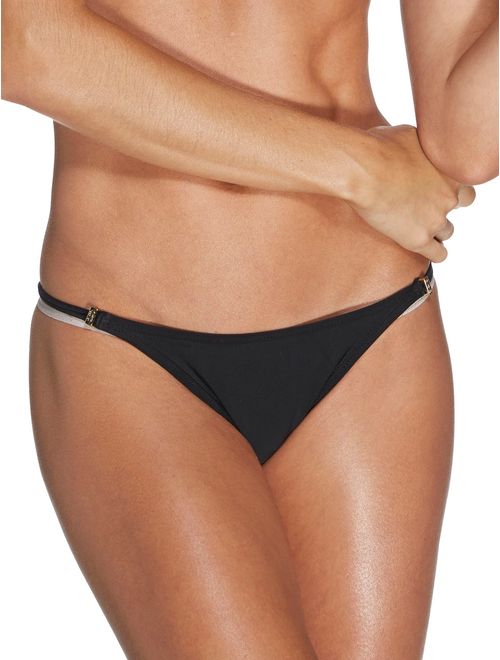Tanga lateral fina com detalhe de metal