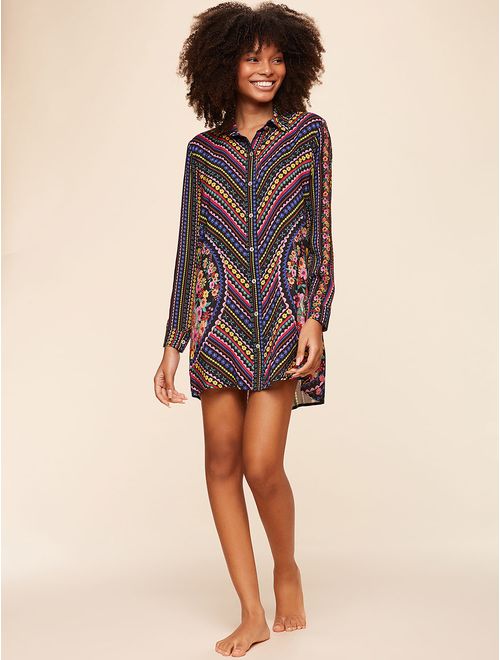 Camisa Estampada Boho