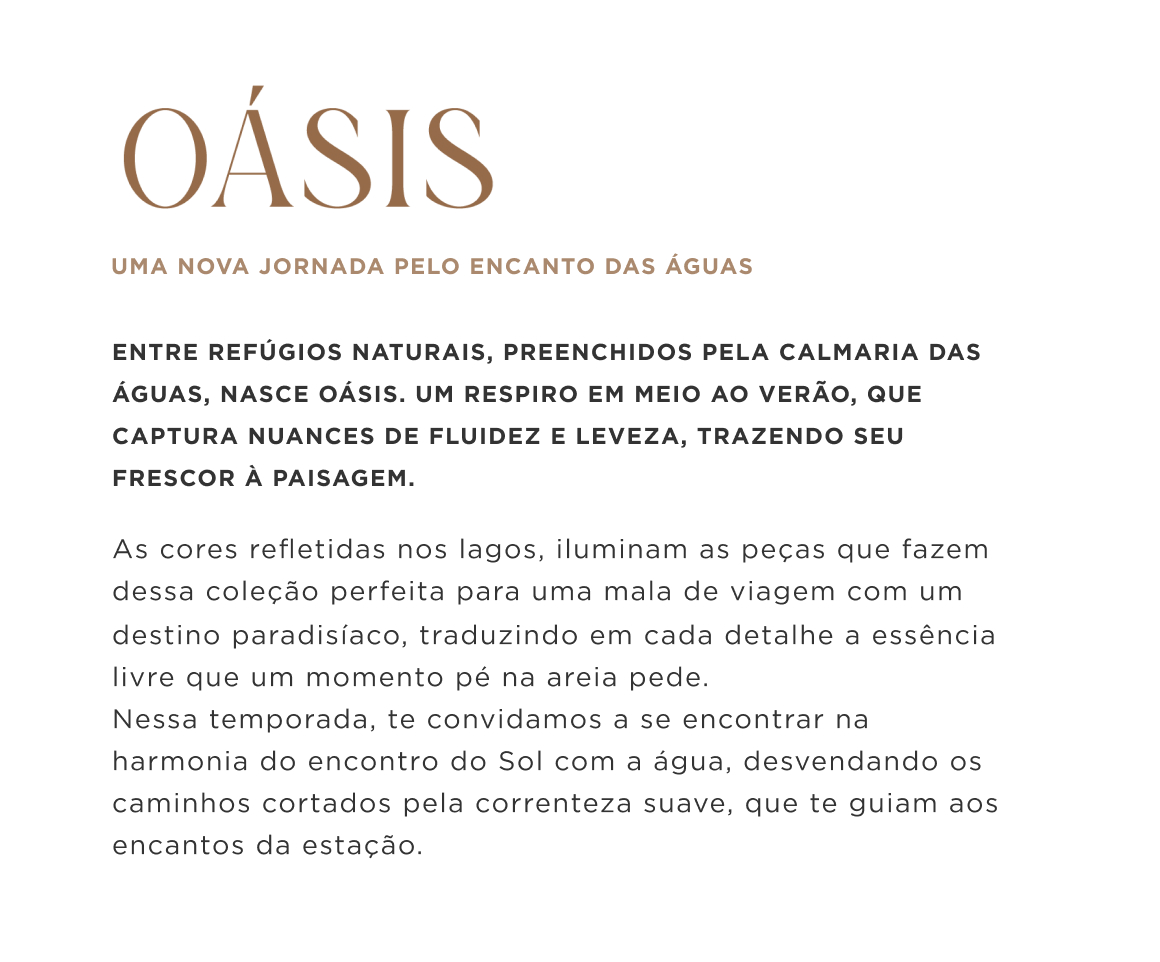 Lançamento Verão 26 - Água Doce